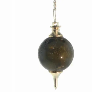Ball and Point Labradorite Pendulum