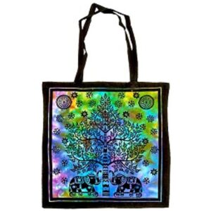 Tree Of Life Elephants Tote